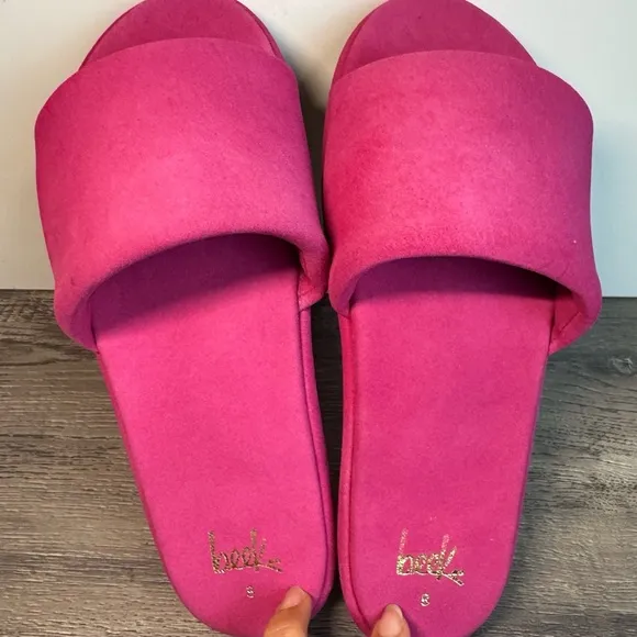BEEK Puffbird Fuschia slide sandals size 8 $280 RARE