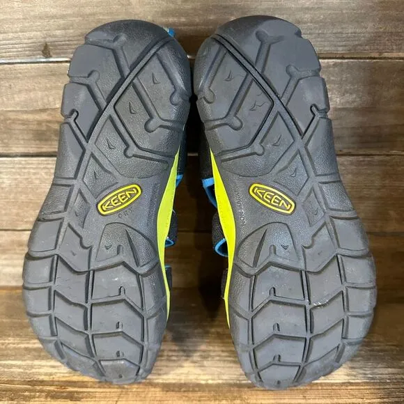 Big Kids Keen Seacamp II CNX Black‎ Casual Athletic Water Sport Sandals Size 5 Y