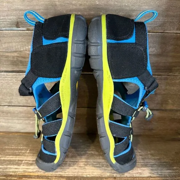 Big Kids Keen Seacamp II CNX Black‎ Casual Athletic Water Sport Sandals Size 5 Y