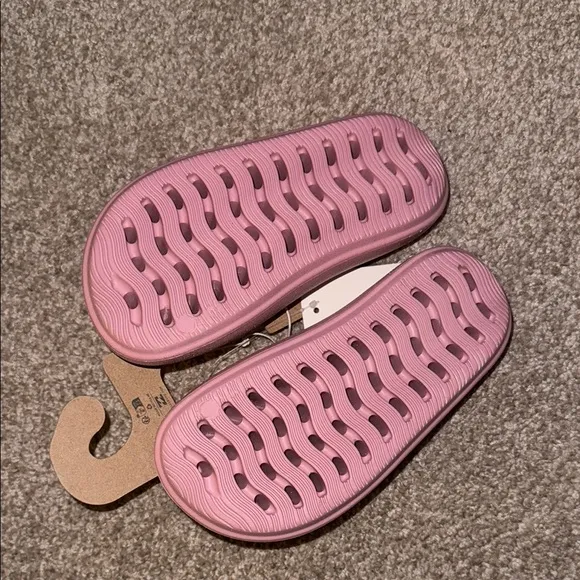 Billabong Cushion Pink Glitter Platform Slides