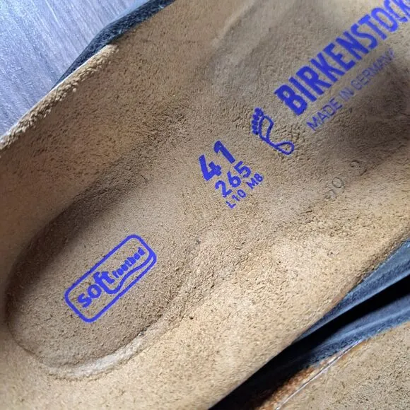 Birkenstock Arizona Soft Footbed Slide Sandals Women's Sz 10 Men's 8 EU41 (READ)