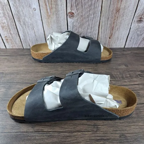 Birkenstock Arizona Soft Footbed Slide Sandals Women's Sz 10 Men's 8 EU41 (READ)