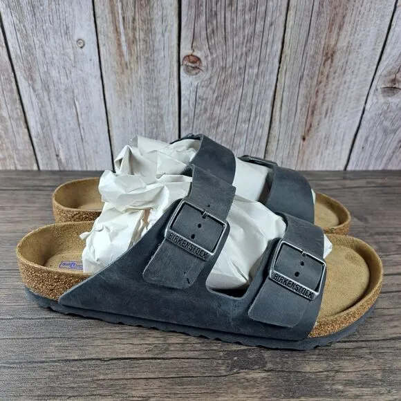 Birkenstock Arizona Soft Footbed Slide Sandals Women's Sz 10 Men's 8 EU41 (READ)