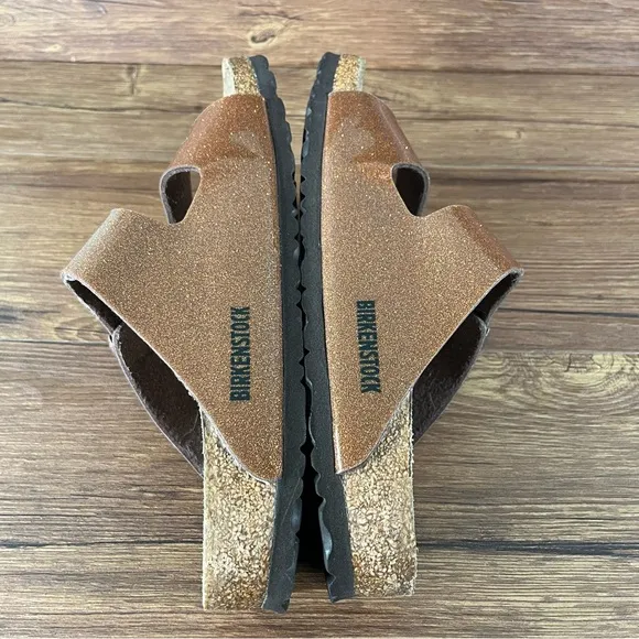 Birkenstock Arizona ‘Washed Metallic Copper’ Sandals Shoes Women’s Size 9 (40)