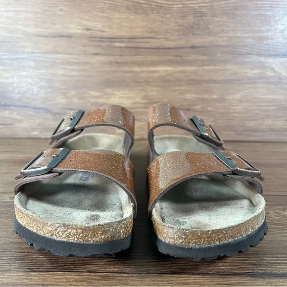 Birkenstock Arizona ‘Washed Metallic Copper’ Sandals Shoes Women’s Size 9 (40)