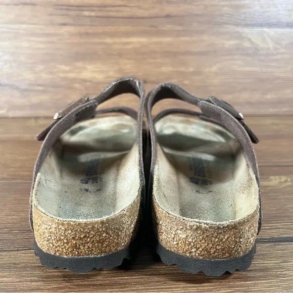 Birkenstock Arizona ‘Washed Metallic Copper’ Sandals Shoes Women’s Size 9 (40)