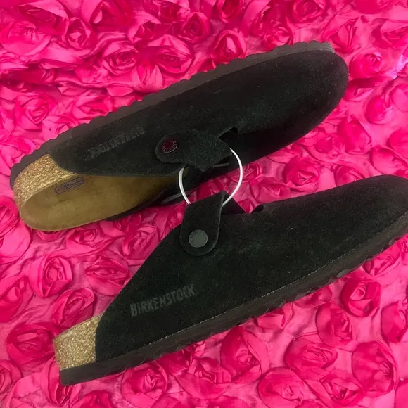 Birkenstock Boston Soft Footbed Suede Leather