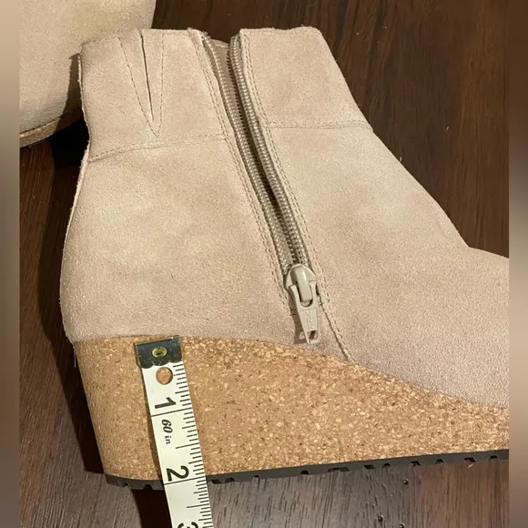 Birkenstock Ebba Suede Ankle Boot, Tan, &quot;Warm Sand&quot;, 39 Narrow