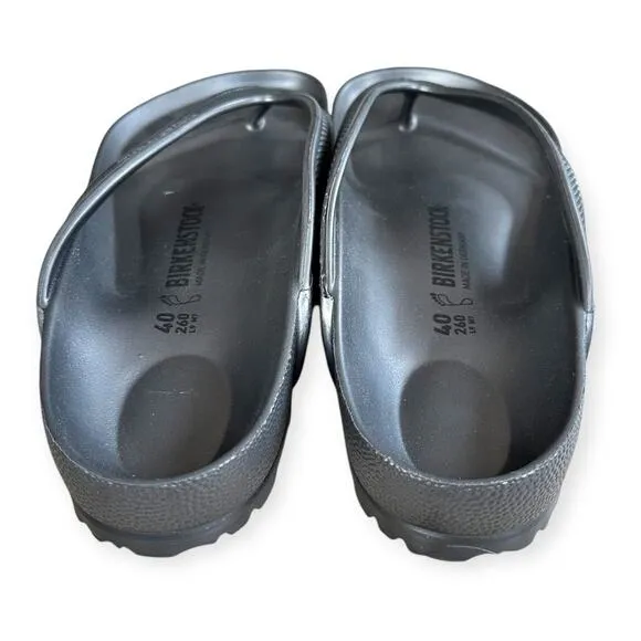 Birkenstock Honolulu Essentials EVA Sandals Metallic Gray Women 9 EU 40