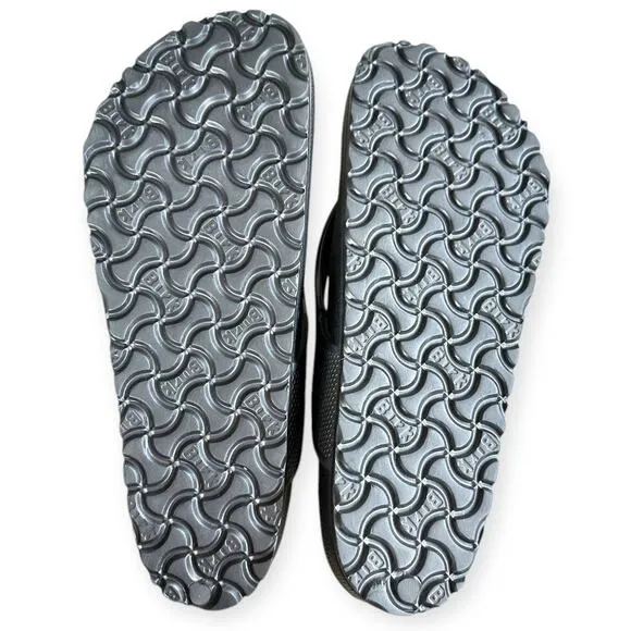 Birkenstock Honolulu Essentials EVA Sandals Metallic Gray Women 9 EU 40