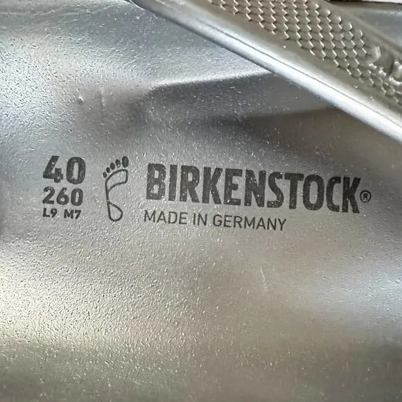Birkenstock Honolulu Essentials EVA Sandals Metallic Gray Women 9 EU 40