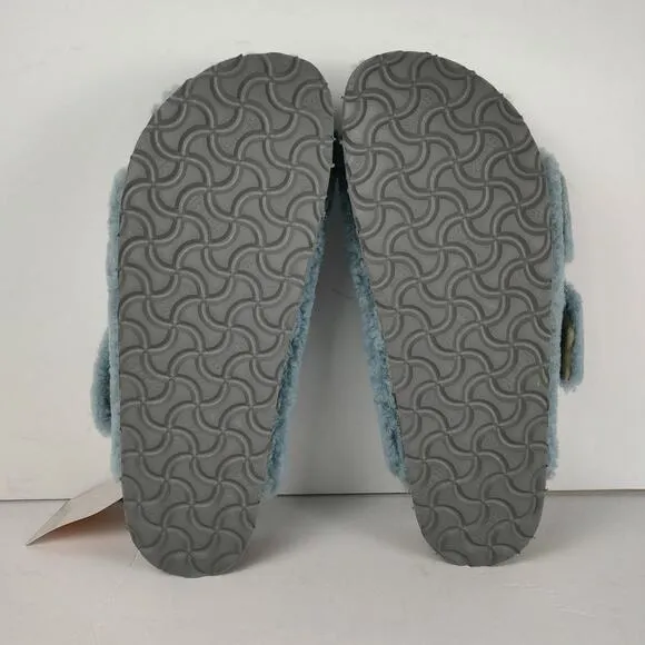 Birkenstock Papillio Arizona Big Buckle teddy shearling sandals womens 8(39)