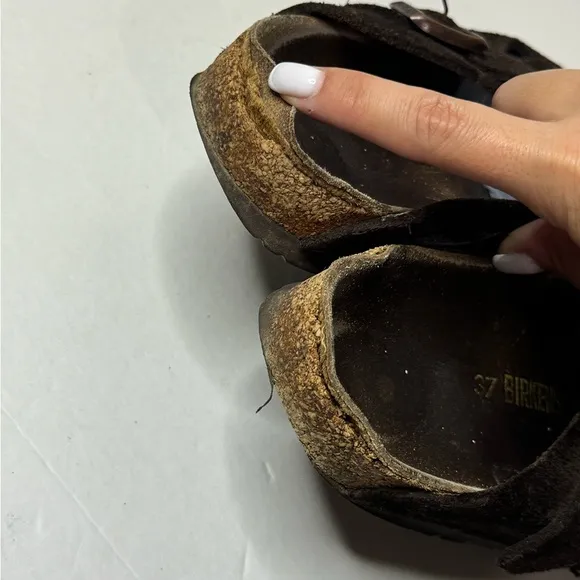 Birkenstock Women's Boston Soft Footbed Brown Clog Size 37