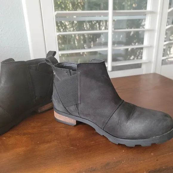 Black Leather Men's Shoes