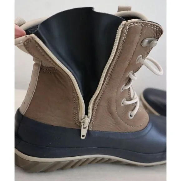 Bogs 72848-261 Women's Sz 11 Taupe Multi Classic Casual Tall Leather Boots