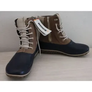 Bogs 72848-261 Women's Sz 11 Taupe Multi Classic Casual Tall Leather Boots