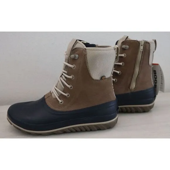 Bogs 72848-261 Women's Sz 11 Taupe Multi Classic Casual Tall Leather Boots