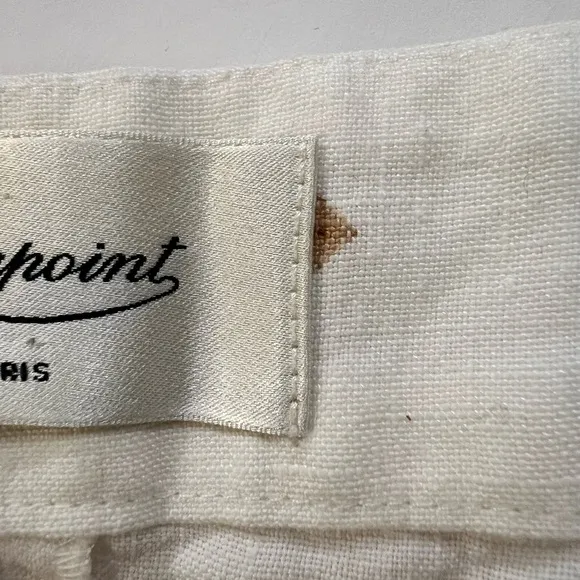 Bonpoint Women’s White Linen Shorts | Size 40 | NWT $285 Retail
