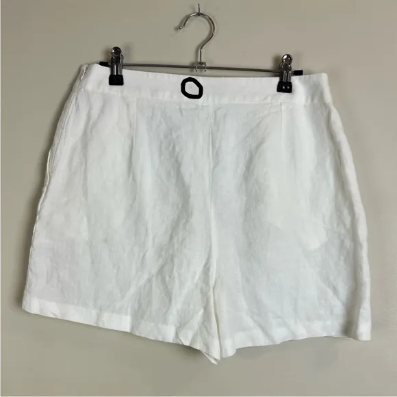 Bonpoint Women’s White Linen Shorts | Size 40 | NWT $285 Retail