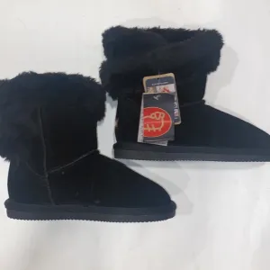 Boots Lamo NEW Black Suede warm winter size Youth 4 kids