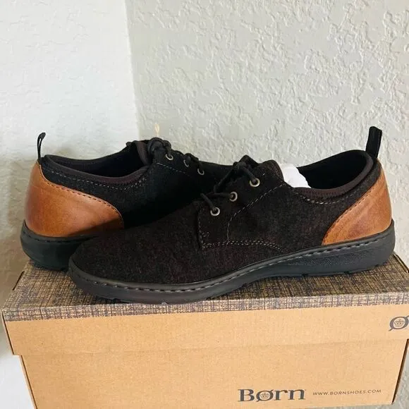 BORN Marcus Lightweight Sneaker, Dress Comfort Shoe, Dark Brown, NWT