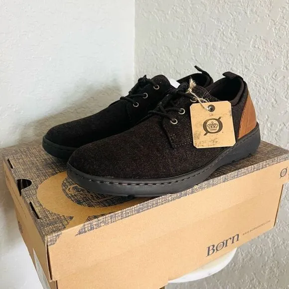 BORN Marcus Lightweight Sneaker, Dress Comfort Shoe, Dark Brown, NWT