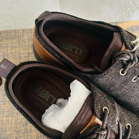 BORN Marcus Lightweight Sneaker, Dress Comfort Shoe, Dark Brown, NWT