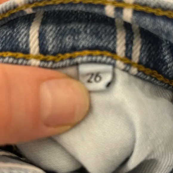 Boyish NWT Kirby Stripe Straight Leg Jean- Indigo
