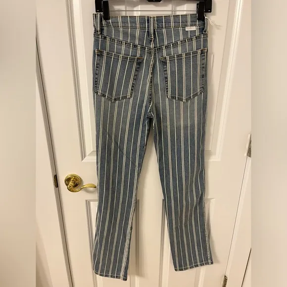 Boyish NWT Kirby Stripe Straight Leg Jean- Indigo