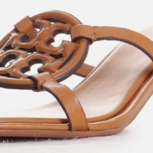 Brand New Tory Burch sz 10 Women's Pave Geo Bombe Miller Sandals caramel 148424