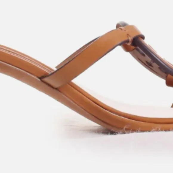 Brand New Tory Burch sz 10 Women's Pave Geo Bombe Miller Sandals caramel 148424