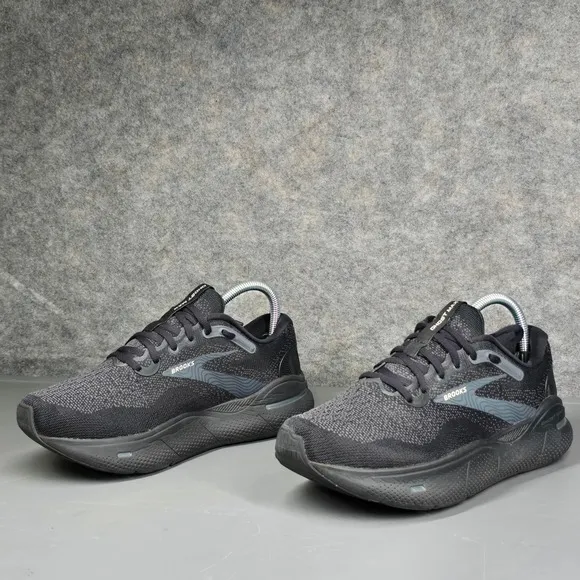 Brooks Ghost Max Womens 7 Extra Wide Shoes Black Running Sneaker 1203952E020