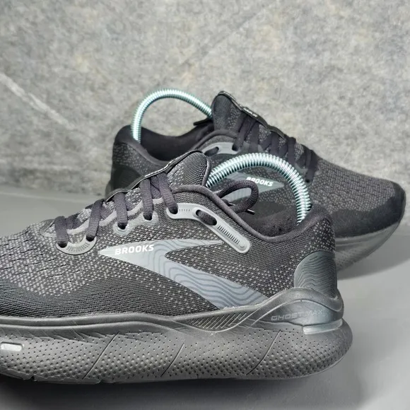 Brooks Ghost Max Womens 7 Extra Wide Shoes Black Running Sneaker 1203952E020