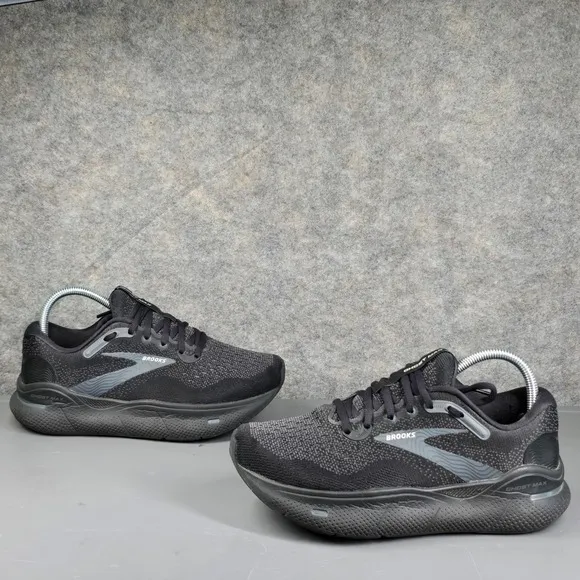 Brooks Ghost Max Womens 7 Extra Wide Shoes Black Running Sneaker 1203952E020