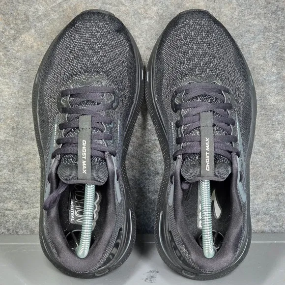 Brooks Ghost Max Womens 7 Extra Wide Shoes Black Running Sneaker 1203952E020