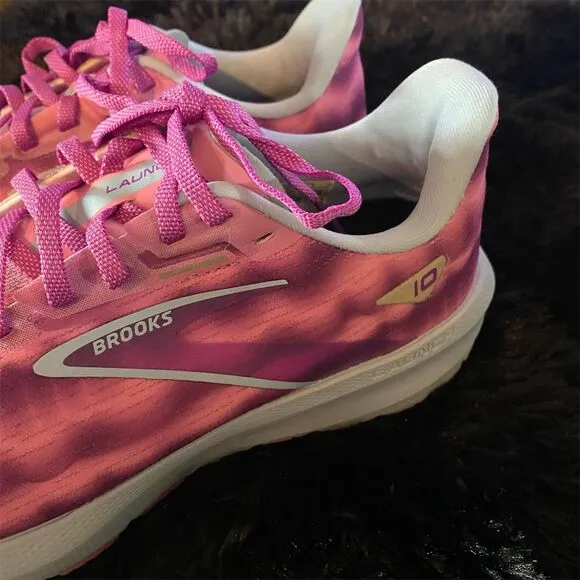 Brooks Women's Launch 10 Running Shoes Purple Size 9 Lightweight Cushioning