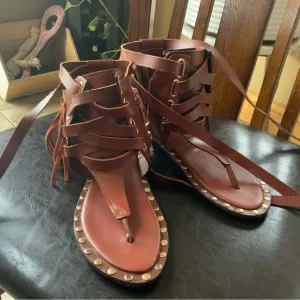 Brown Gladiator Sandals