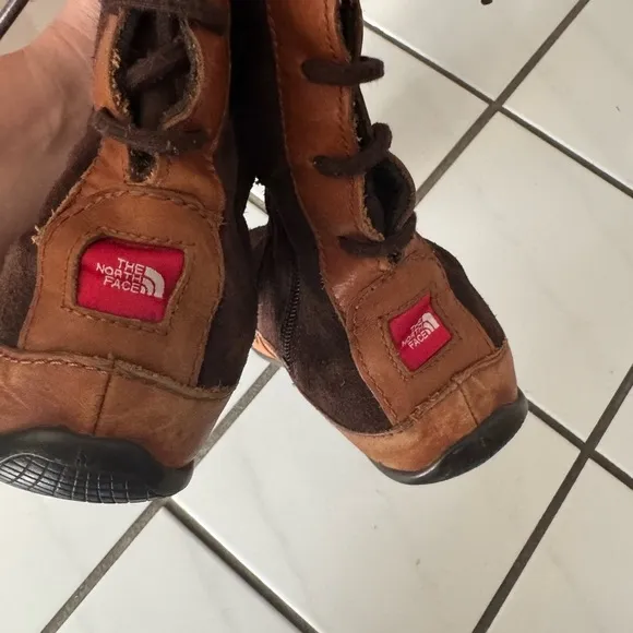 Brown North Face Suede and Leather Women's Boots size 8