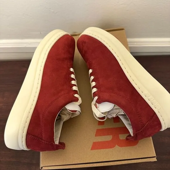 Camper Runner Up lightweight leather Sneaker women’s size 6 and 7,5,burgundy