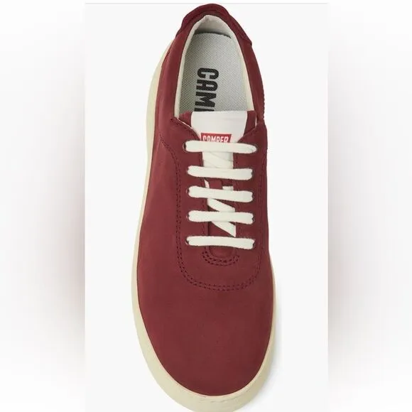 Camper Runner Up lightweight leather Sneaker women’s size 6 and 7,5,burgundy