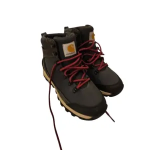 Carhartt Mens Waterproof Hiking Boots Size 6.5 Gray &amp; Red