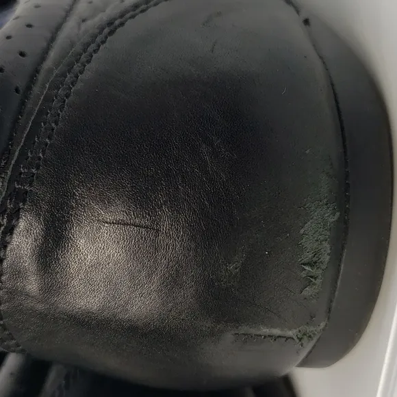 Carlo Pazolini Black Leather Shoes, Size EU 41 US 8 Mens