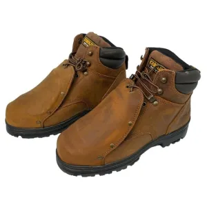 Carolina Men's Brown 6&quot; External MetGuard Steel Toe Work Boot - Size 10 D