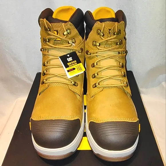 CATERPILLAR Men Work Shoes Impact Hiker Waterproof Composite Toe P91407