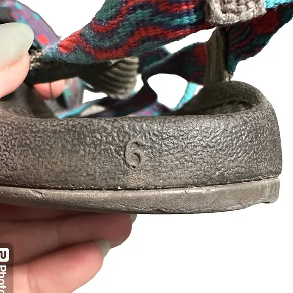 Chaco‎ Kids Z1 Sandals Bubble Teal Size 6 Waterproof