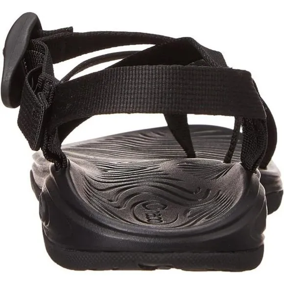 Chaco Zvolv Lair Black Men's Strappy Sandals Gray Hiking Outdoor JCH107213