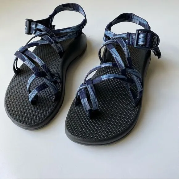 Chaco ZX/2 sandals womens size 7 strappy waterproof hiking outdoor shoes blue