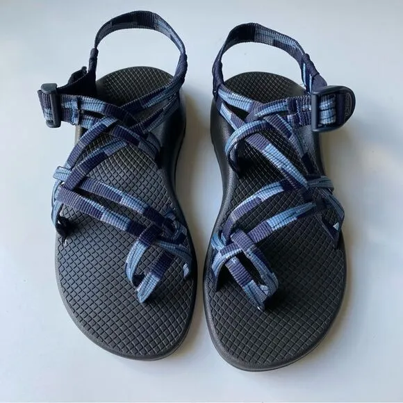 Chaco ZX/2 sandals womens size 7 strappy waterproof hiking outdoor shoes blue