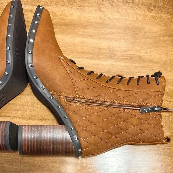 Charles David Faux Microsuede Boots