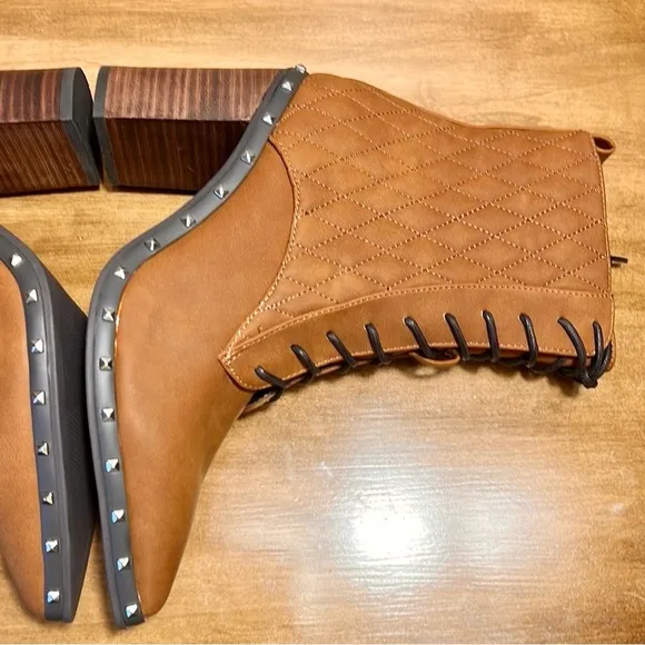Charles David Faux Microsuede Boots